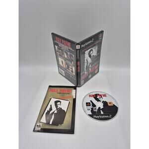 Max Payne (Sony PlayStation 2, 2001) CIB Complete Tested and Working